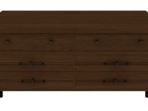wooden dresser 3D Model