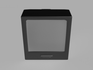 crt tv 3Dモデル