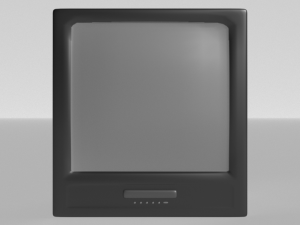 crt tv 3Dモデル