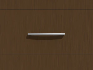 mesa de madeira baixa poli Modelo 3D