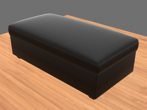 modern two-seat couch 3D Модель