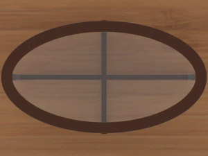 modern glass coffee table 3D Model