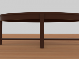modern glass coffee table Modelo 3D
