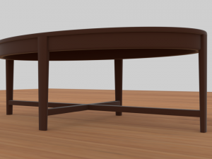 modern glass coffee table Modelo 3D