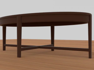 modern glass coffee table 3D Model