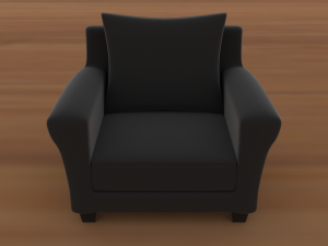 modern sofa chair 3D 模型