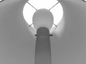 modern metal table lamp 3D 模型