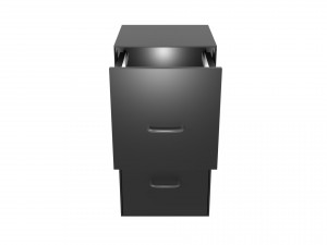 vertical style filing cabinet Modèle 3D
