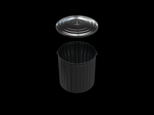 metal trash can 3D Model