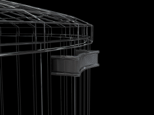 metal trash can 3D Model