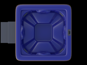 simple hot tub set 3D Модель