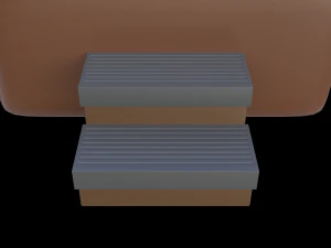 simple hot tub set 3D Model