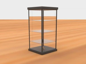 ガラスキャビネット 3Dモデル