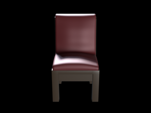 church chair set 3D Model