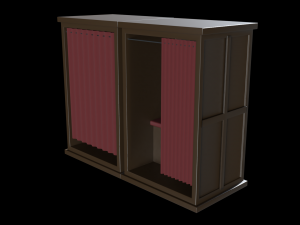 church confession box v2 Modelo 3D