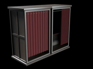 church confession box v2 3D Model