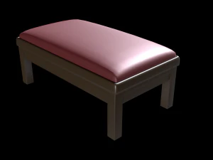 church piano set 3D Model