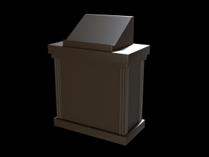 church podium v2 3D Model