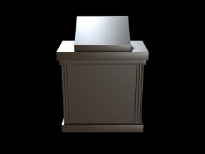 church podium v2 3D Model