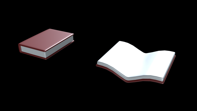 church book set 3Dモデル .c4d .max .obj .3ds .fbx .stl .blend 