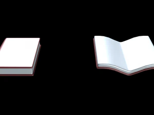 набор церковных книг 3D Модель