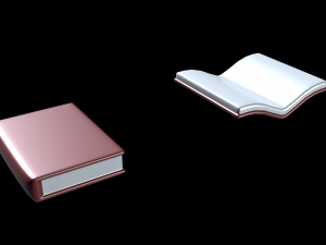 church book set 3Dモデル