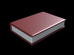 church book set 3Dモデル