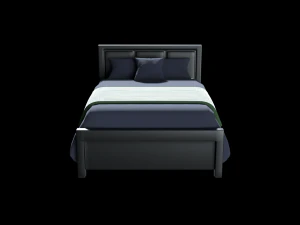 modern bed 2 3D Model