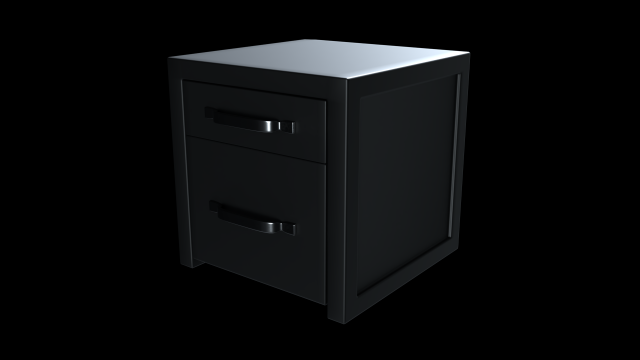 modern nightstand 3D Model .c4d .max .obj .3ds .fbx .stl .blend 