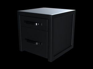 modern nightstand Modelo 3D