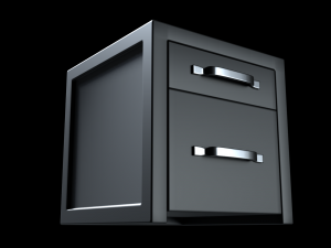 modern nightstand 3D Model