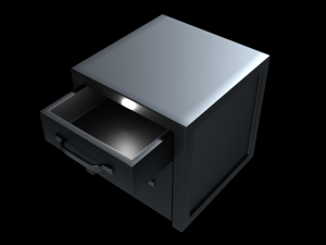modern nightstand 3D Model