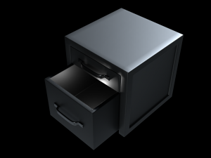 modern nightstand 3D Model