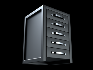 modern vertical dresser 3D Model