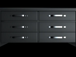 modern horizontal dresser 3D Model