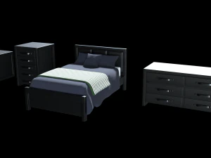 pack d'actifs de chambre 2 Modèle 3D