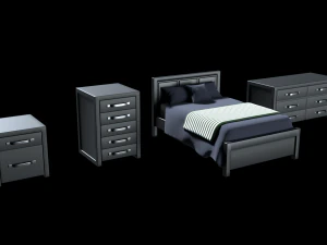 bedroom asset pack 2 3D Model