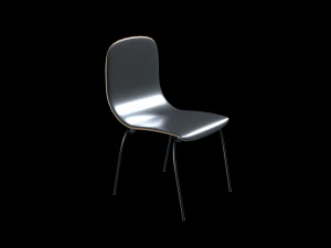 school classroom student chair 1 3D Model