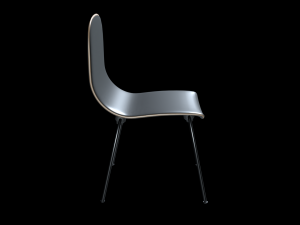 school classroom student chair 1 3D Model