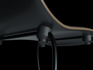 school classroom student chair 1 3D Model