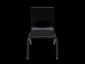 school classroom student chair 3 3D-Modell