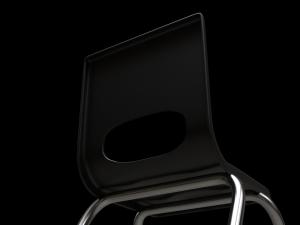 school classroom student chair 3 3D-Modell