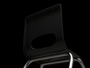 school classroom student chair 3 3D Model
