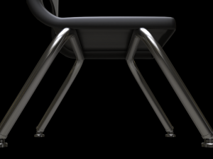 school classroom student chair 3 3D-Modell