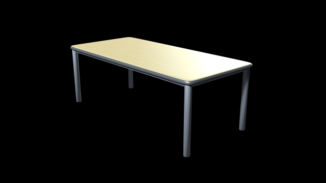 school classroom student desk 3D Модель .c4d .max .obj .3ds .fbx .stl .blend 