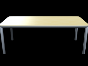 school classroom student desk 3D Модель