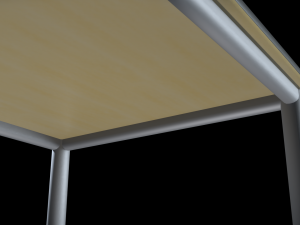 school classroom student desk 3D Модель