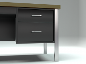 school classroom teachers desk Modèle 3D