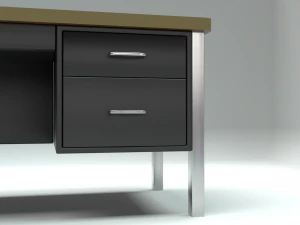 school classroom teachers desk 3D Model