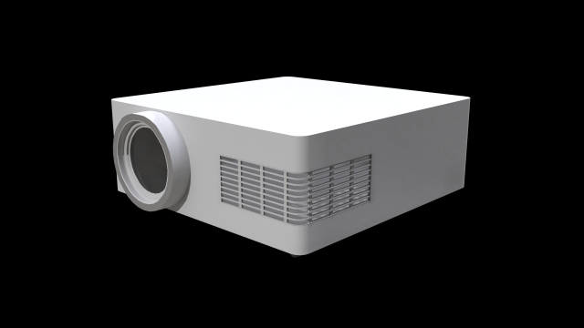 classroom projector 2 3D-Modell .c4d .max .obj .3ds .fbx .stl .blend 